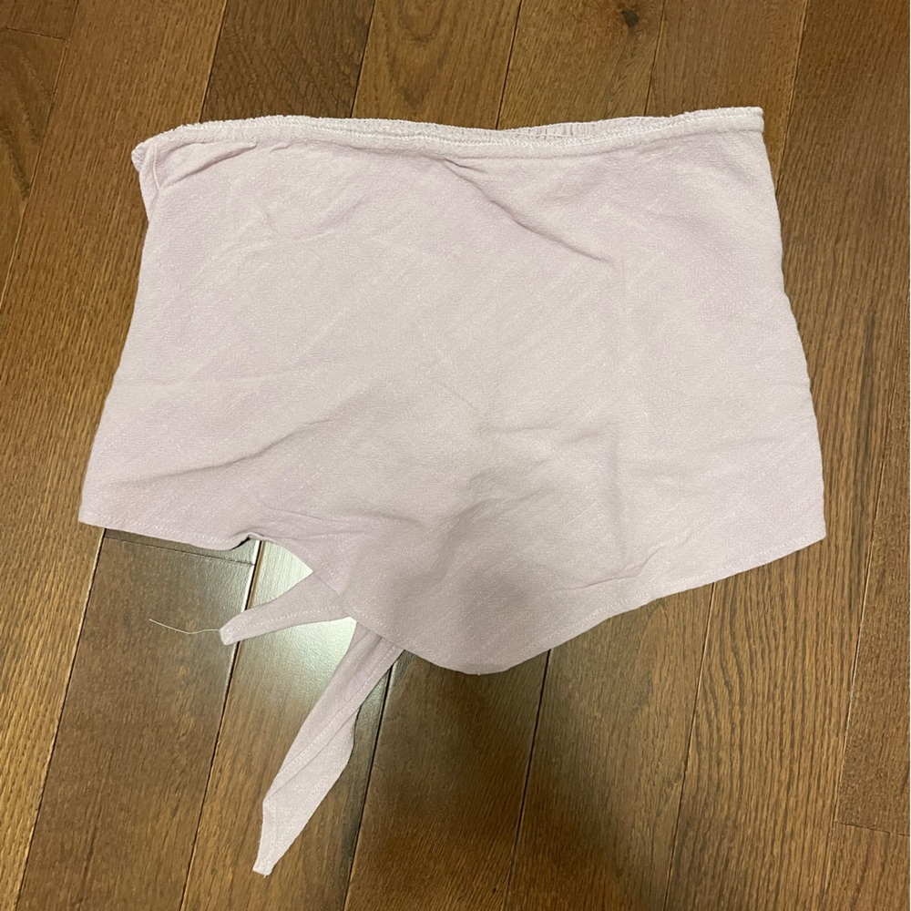 bandanna tube top light purple